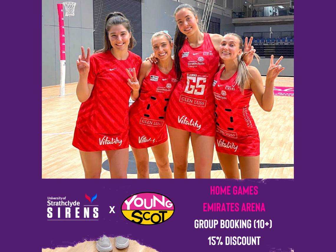 10% off Match Tickets at Sirens Netball
