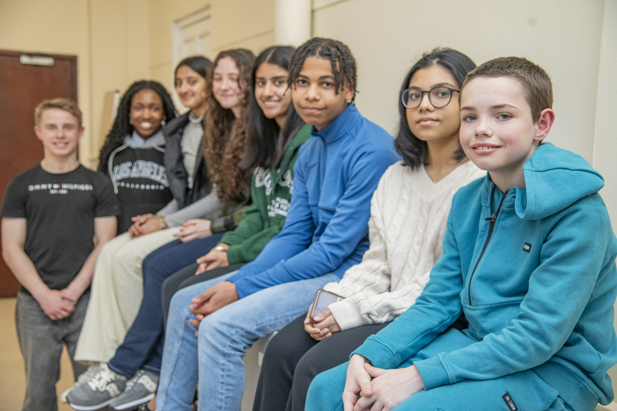 A picture of some young poeple taking part in the Glasgow Youth Council activities