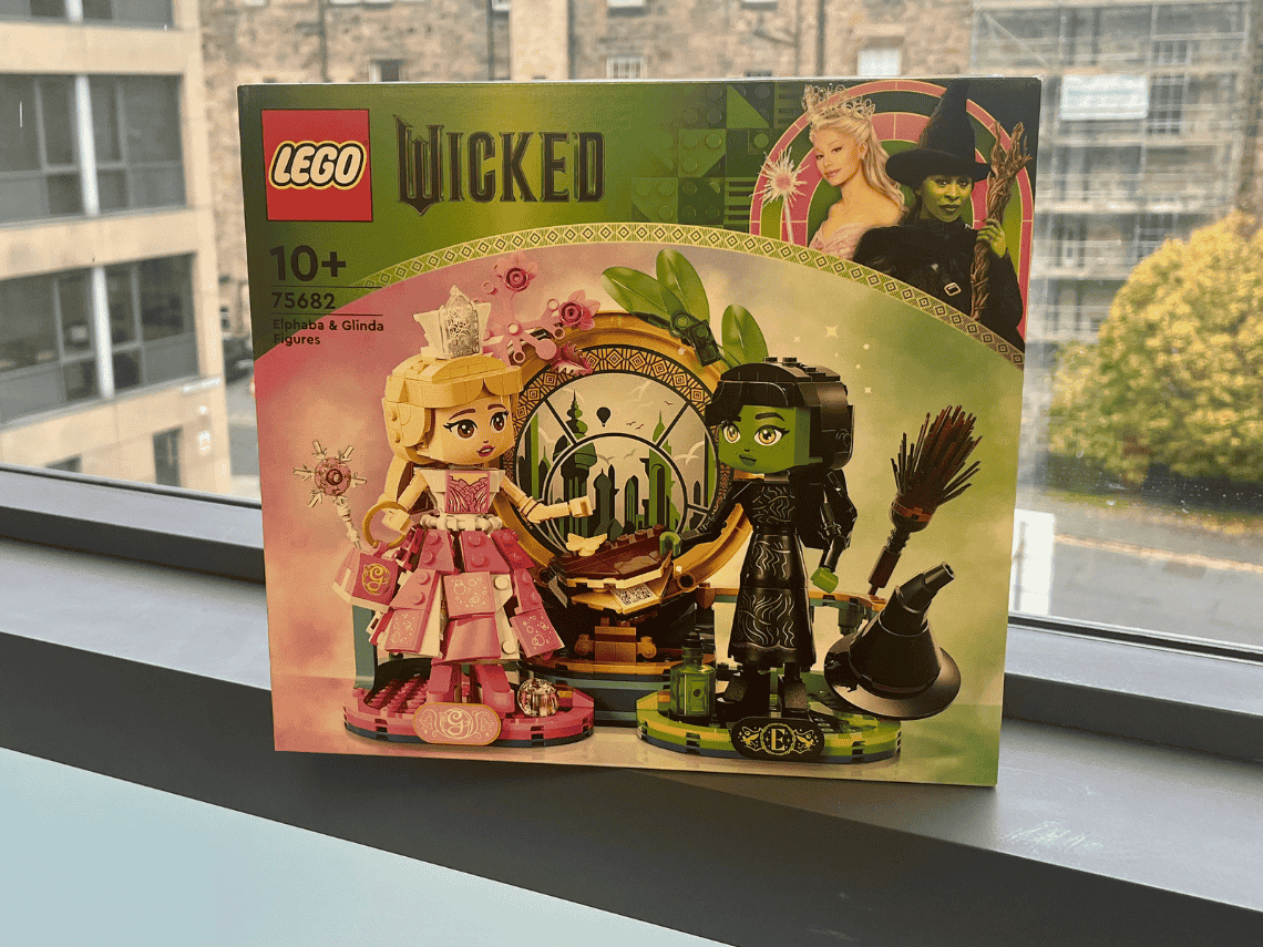 Enter to Win Lego Wicked Elphaba & Glinda Figures