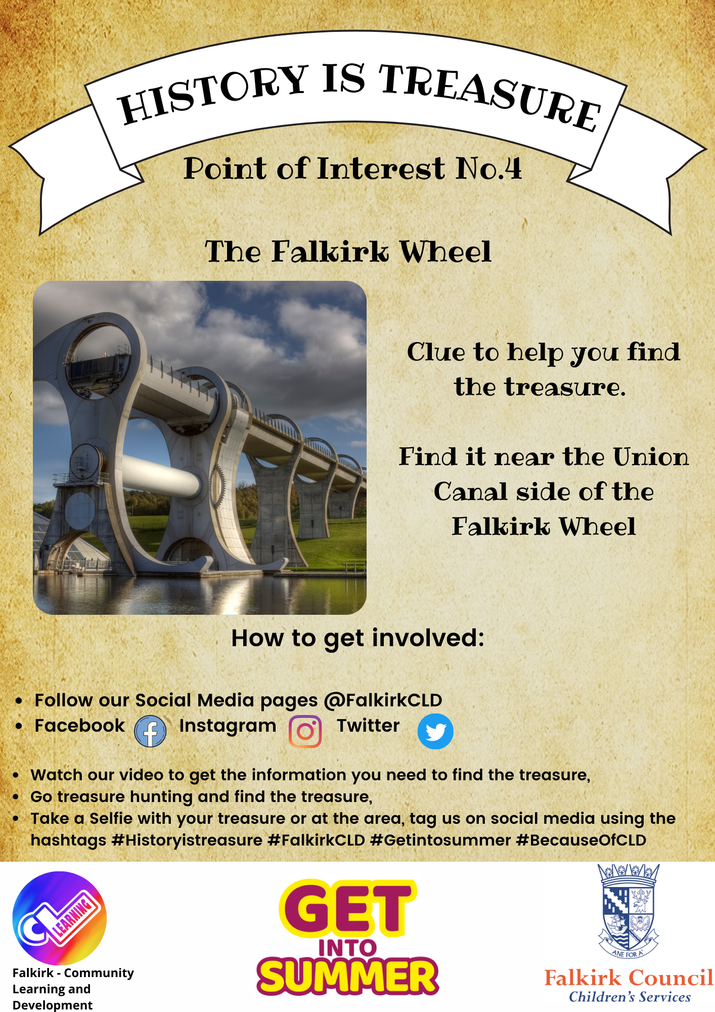 History is Treasure Point of Interest no.4 The Falkirk Wheel