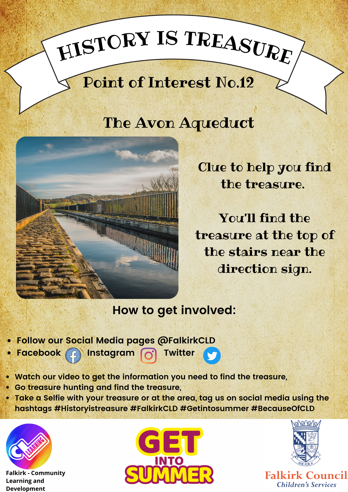History is Treasure Point of Interest no 12 The Avon Aqueduct