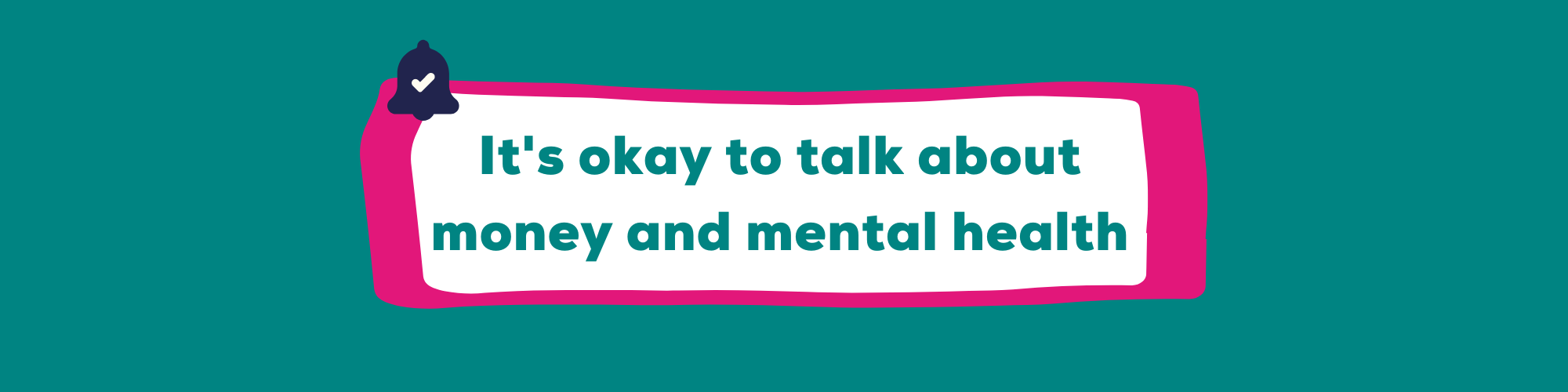 It's okay to talk about money and mental health