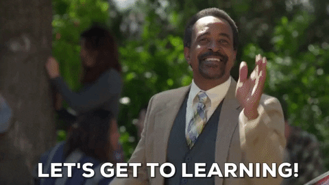 Let's get to learning celebration GIF