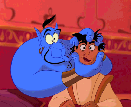 Genie and Aladdin GIF