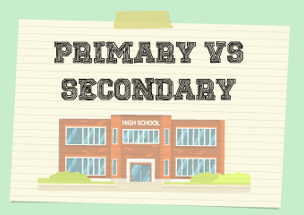 Difference Between Primary and Secondary School