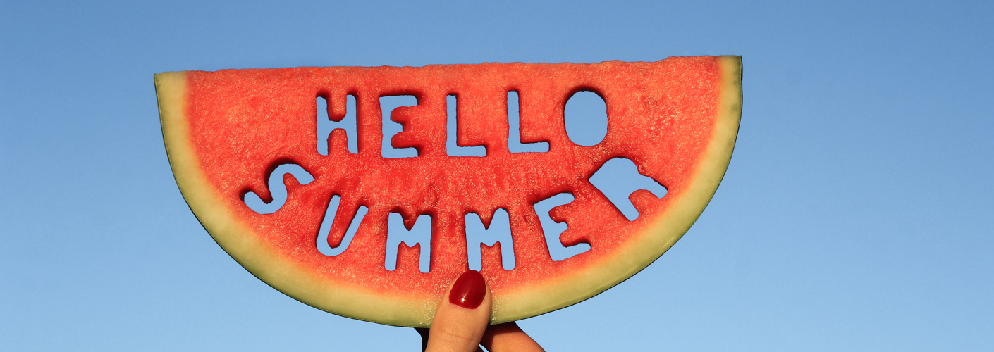 Hello summer image of watermelon